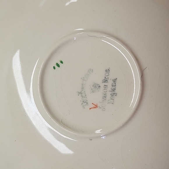 Antique Johnson Brothers "Victorian" Tea Cup Saucer RARE FIND 1920 - Picture 5 of 5